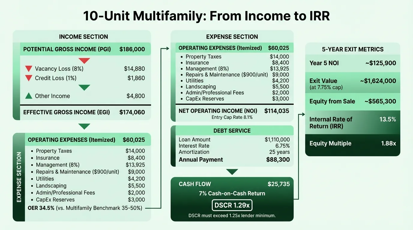 Real estate pro forma acquisition model